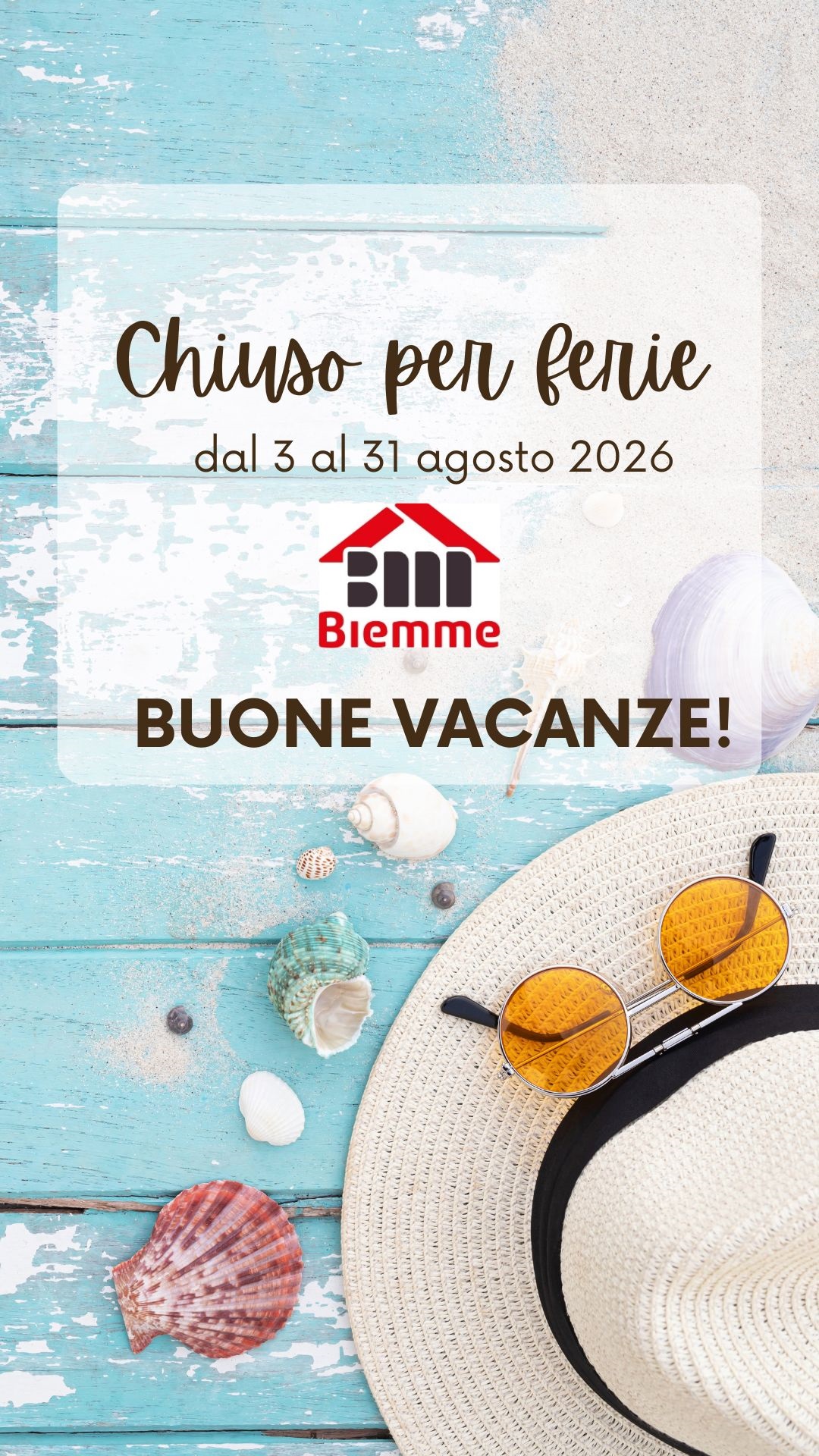 Biemme vacanze estive 2026